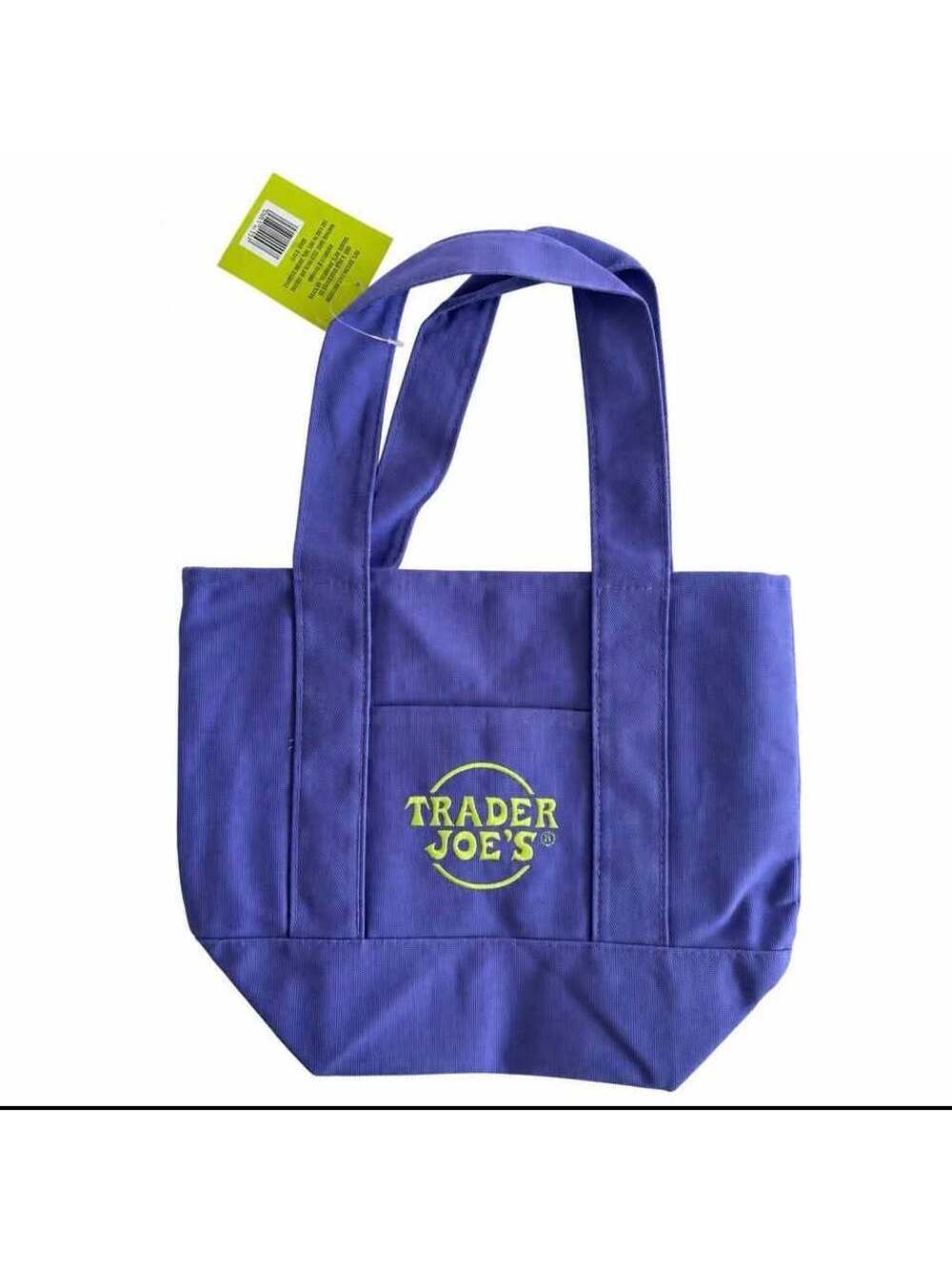 Trader Joe's Mini Canvas Tote Bag